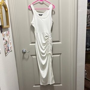 Chicme Asymmetrical White Dress